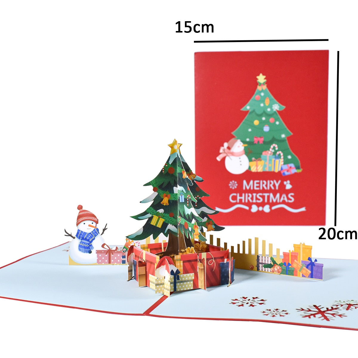 Brehn | 3D Pop-Up Fröhliche Weihnachtsgeschenkkarten