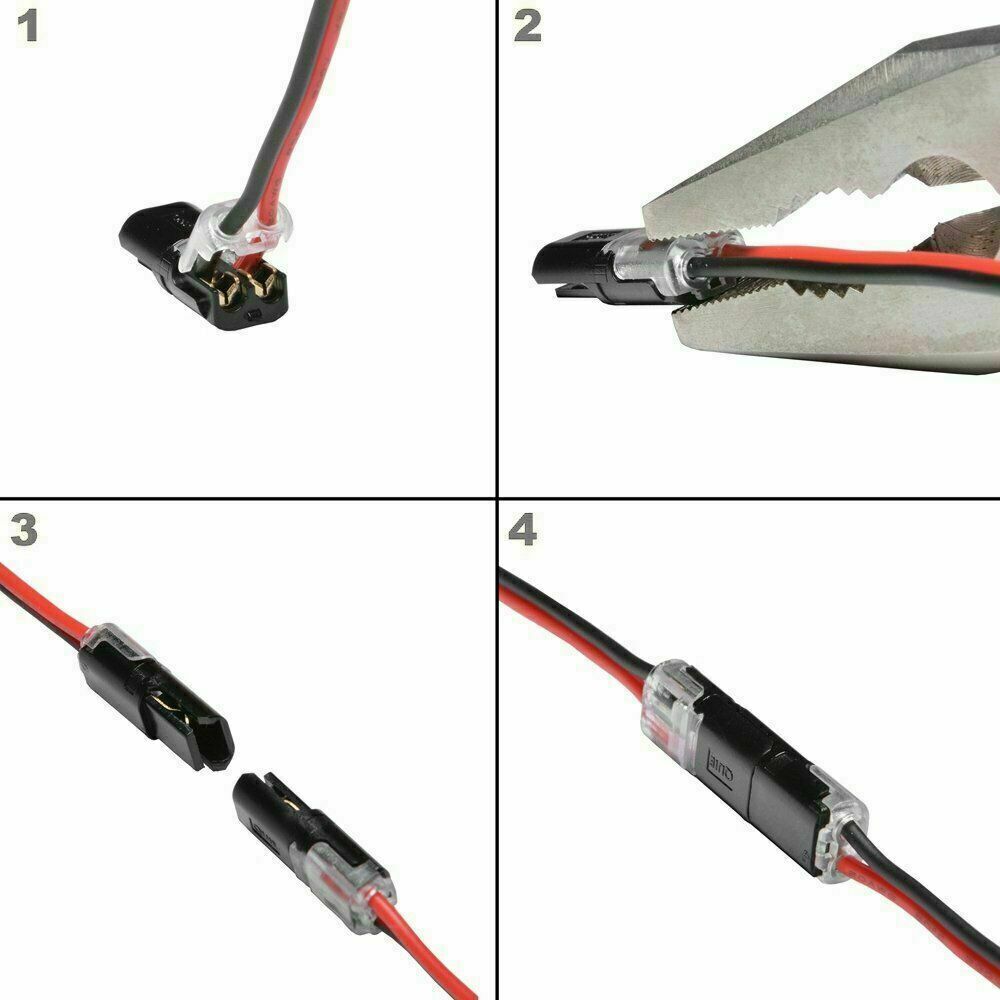 VIvolux | Wasserdichtes elektrisches Kabelverbinder-Set