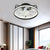 Moderner LED-Deckenventilator mit DC-Motor - 6 Geschwindigkeiten, Timer, Niedrigboden-Dachventilator, Fernbedienung Dekorative Beleuchtung | Brehn