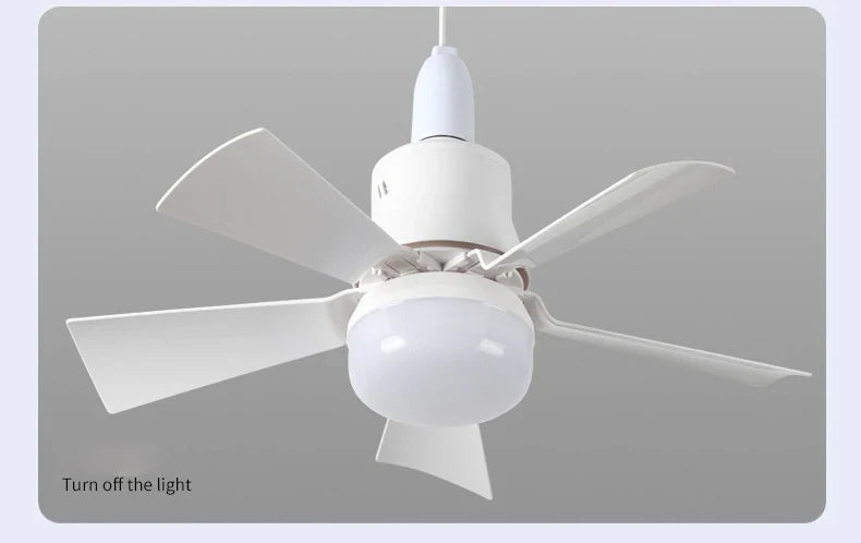 30W E27 Deckenventilator Licht mit Fernbedienung - LED Dimmfunktion, intelligenter leiser Ventilator für Schlafzimmer & Wohnzimmer | Brehn