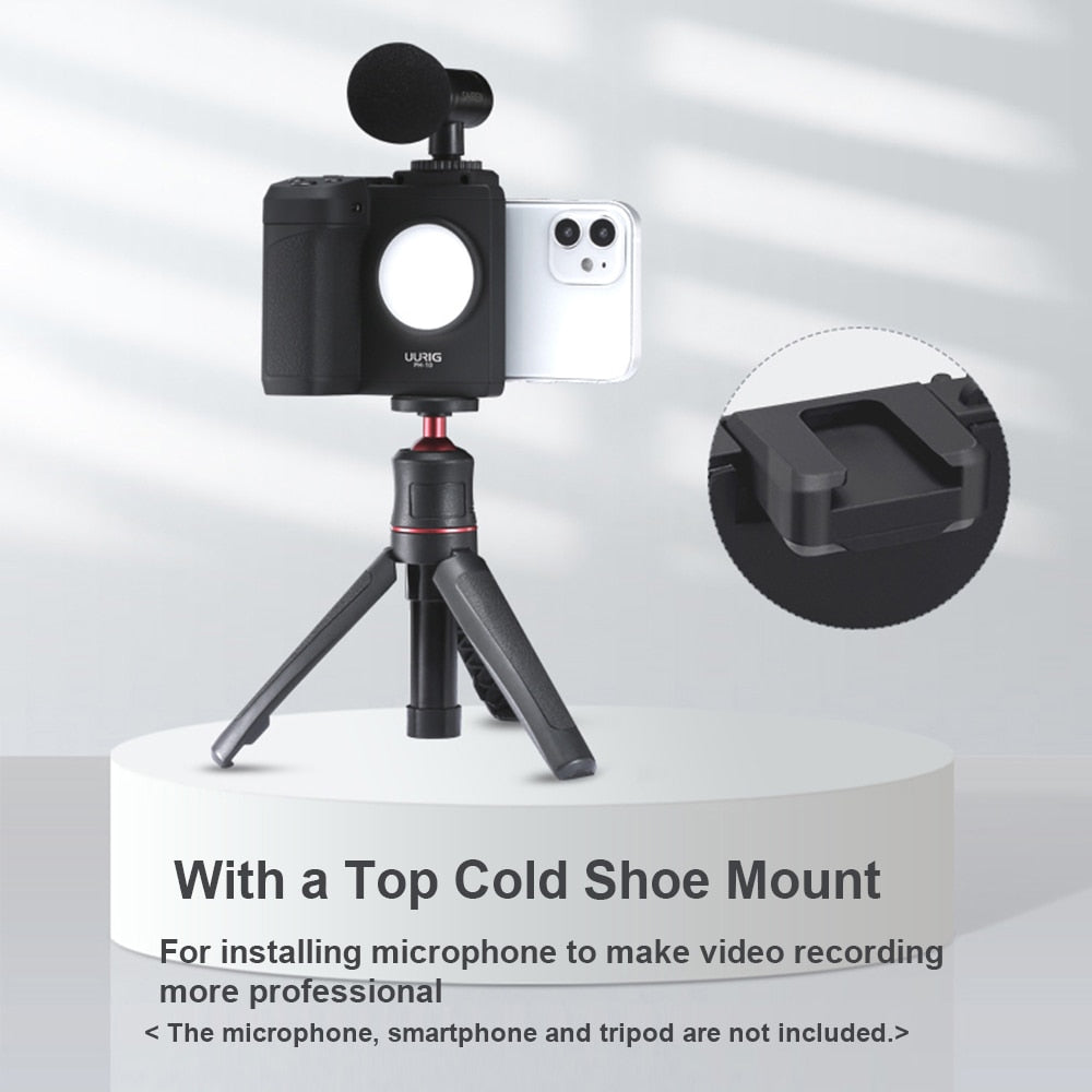 VIvolux | Eingebaute Licht universelle drahtlose Griff Telefon Stabilisator