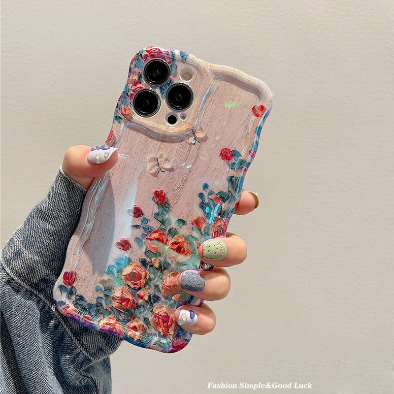 Brehn | Blossom Glow Floral Muster iPhone-Hülle