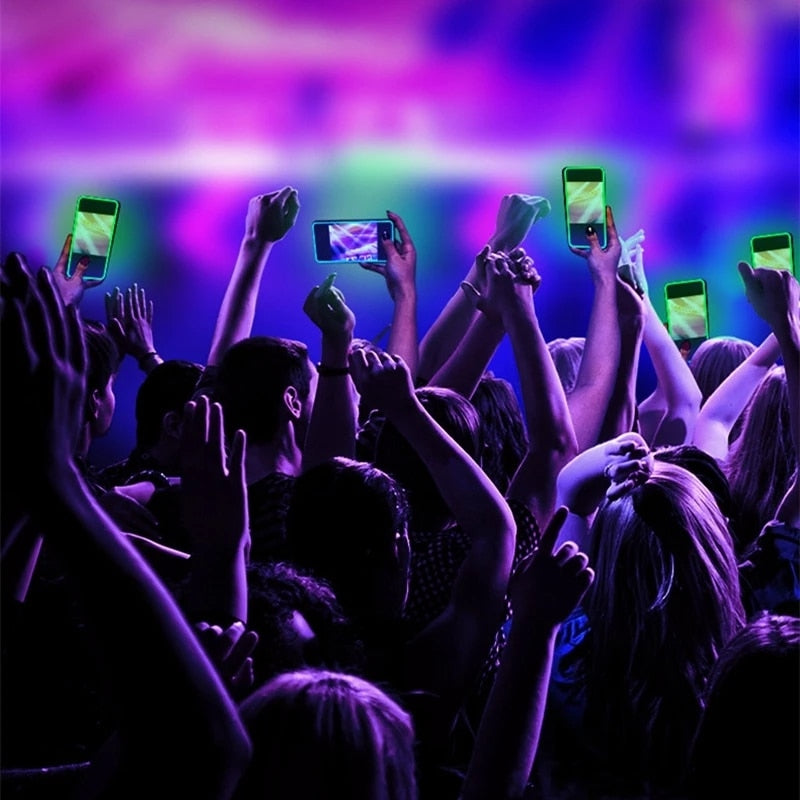 VIvolux | Full Cover Luminous Tempered Glass iPhone Bildschirmfolie