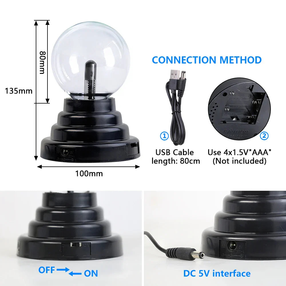 Magic Touch Futuristic Plasma Lampe | Brehn