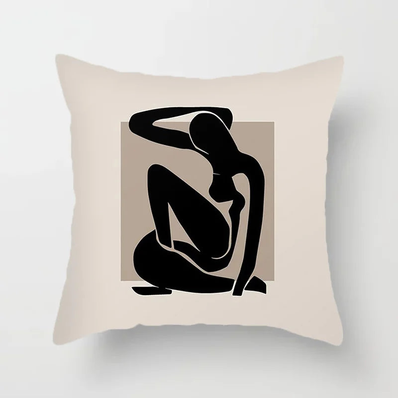 Moderne Kunst Abstraktes Muster Dekokissenbezüge Kreative Linien Sofa Stuhl Kissenhüllen Dekokissen Fall Home Office Dekor | Brehn