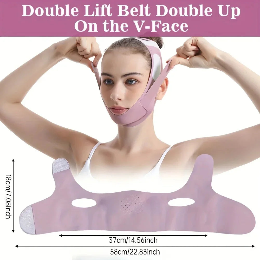 Brehn | V-Lifting Maske FaceForm | 360° Gesichtsstraffung | Atmungsaktiv & Elastisch | Für Damen & Herren