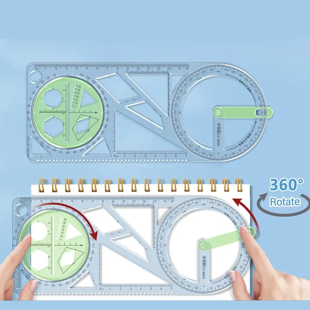 Mathe-Genie Multi-Winkel Zeichen Präzisions-Lineal | Brehn