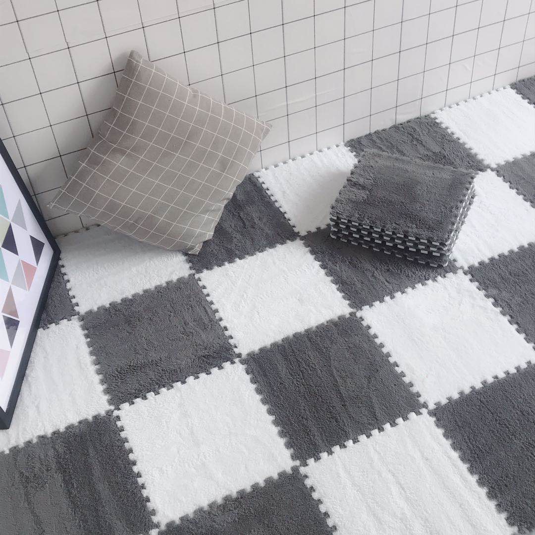 DIY Winter Plush Puzzle Mat | Brehn