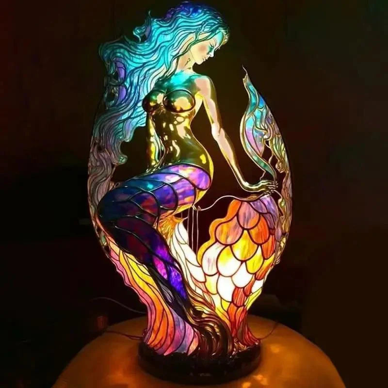 Brehn | MosaicCritter - 3D Tierlampe - Multicolor Tränen - Retro-Design