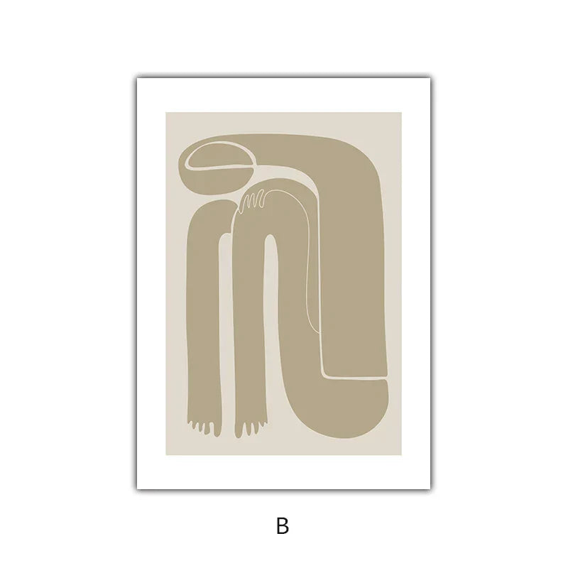 Abstrakte Minimalistische Stillleben Figuren Kunst Feine Kunst Leinwanddrucke Poster Bilder Für Wohnzimmer Schlafzimmer Moderne Wohnkultur | Brehn