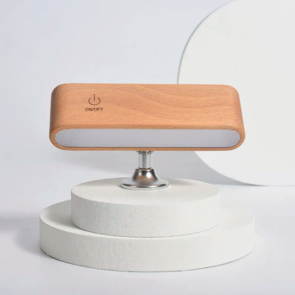 VIvolux | Drehbare magnetische Holz-wiederaufladbare LED-Nachtlampe