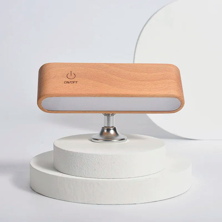 VIvolux | Drehbare magnetische Holz-wiederaufladbare LED-Nachtlampe