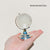 Kristall Transparente Miniatur Glas Erdkugel