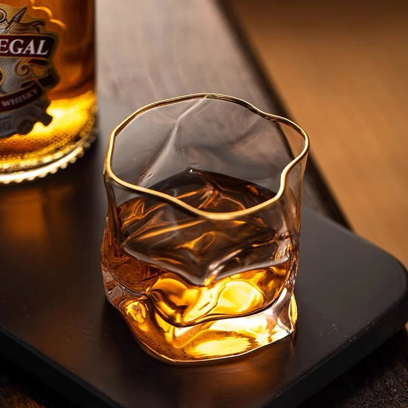 Texturiertes Whiskeyglas 2-teilige Set Brehn