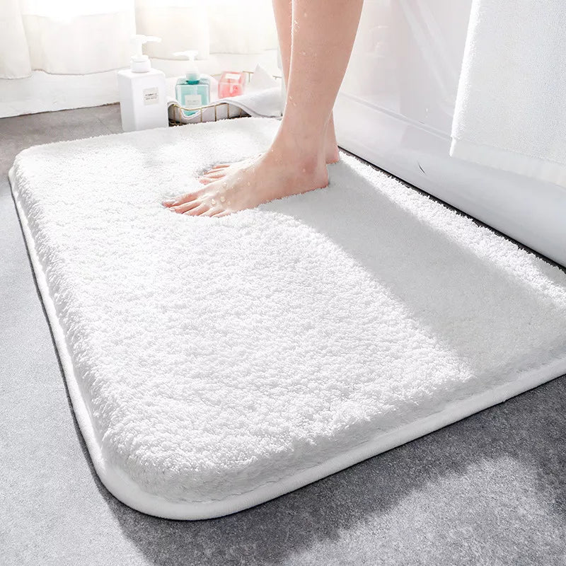 SoftStep Luxe Badematte – Extra Dick Mikrofaser Matte mit rutschfester und hoher Absorption | Brehn