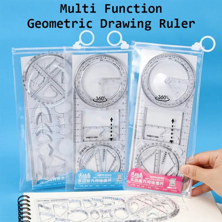 Mathe-Genie Multi-Winkel Zeichen Präzisions-Lineal | Brehn