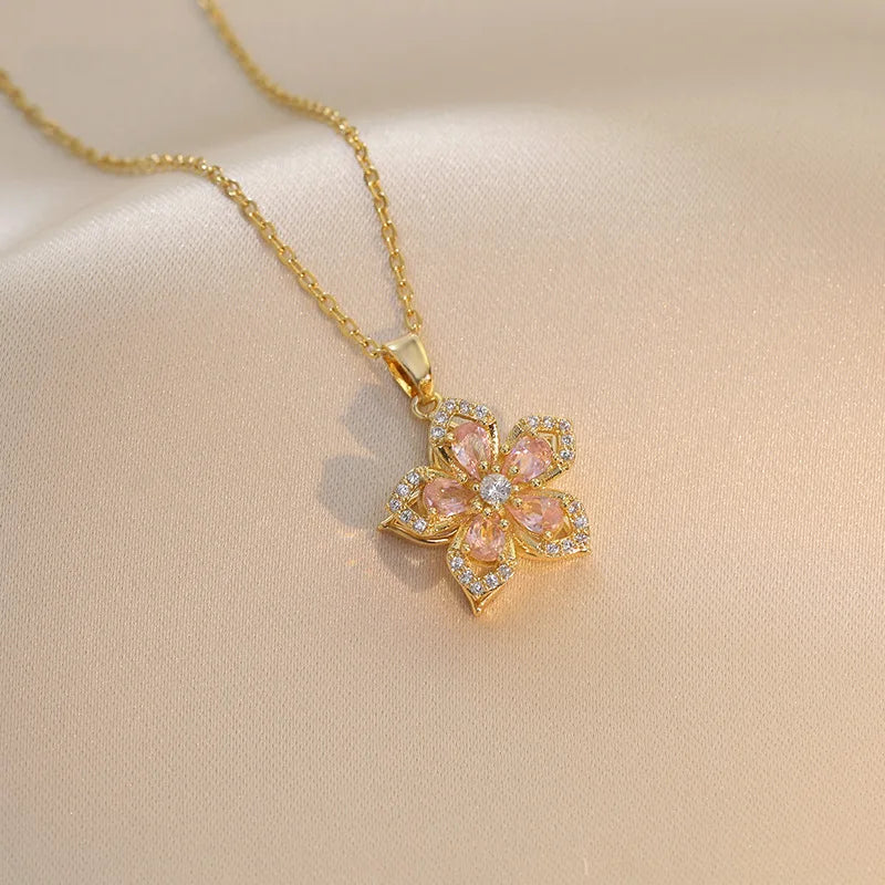 Rotierende Blumenkette