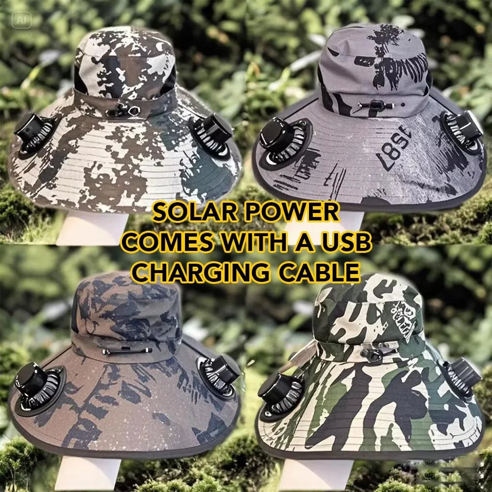 Solar Fan Bucket Hat | Brehn