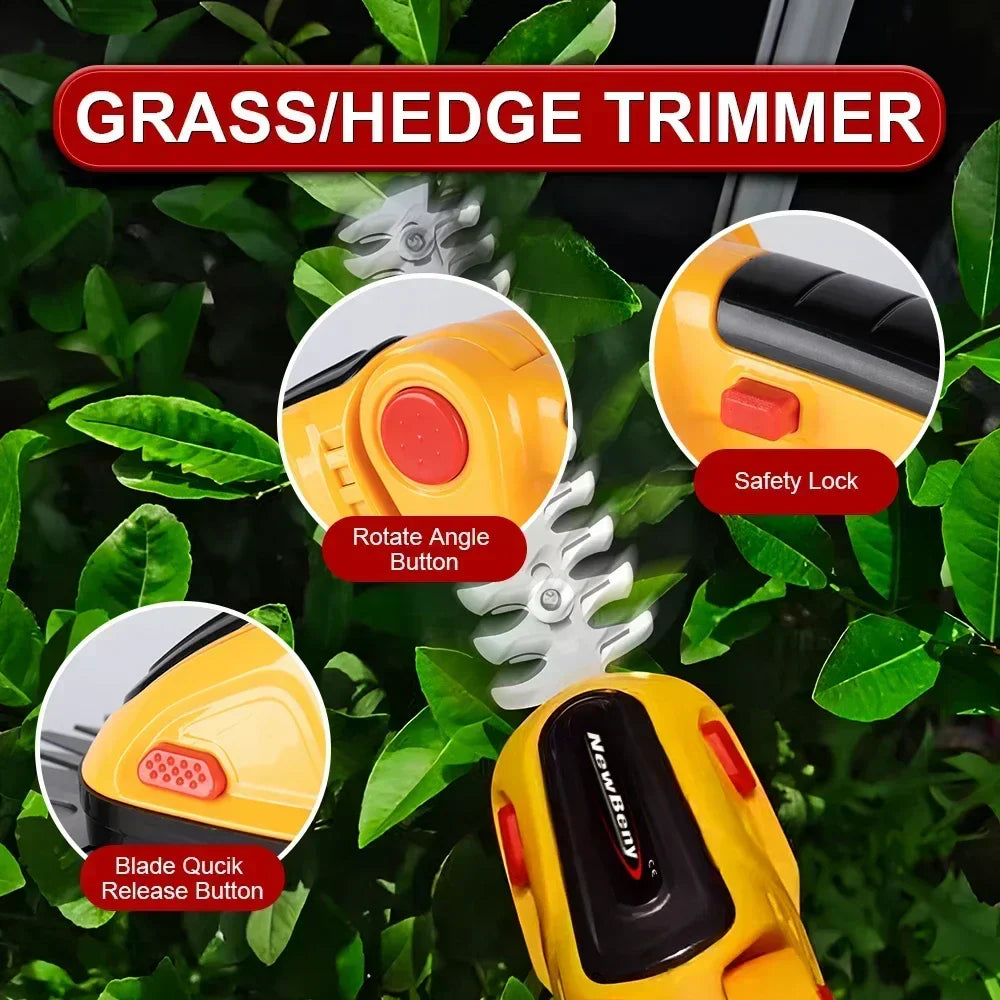 Brehn | Rapid Trim Akku Leistungsstarker Handrasenmäher Werkzeug