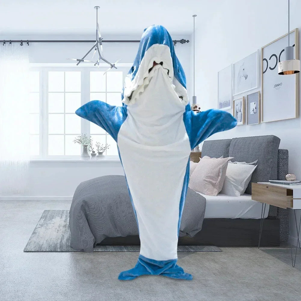 Snuggly Shark Kuscheldecke mit Kapuze | Brehn
