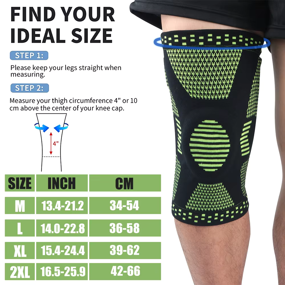 FlexiKnee Kompressionsbandage – Unterstützende Kniebandage bei Schmerzen, Schwellungen und Steifheit | Brehn