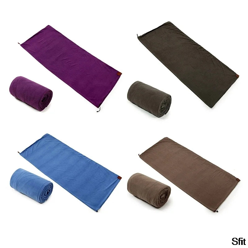 Brehn | ThermoLite | Ultraleicht Fleece Schlafsack | Tragbar & Warm | Für Camping, Reisen & Outdoor