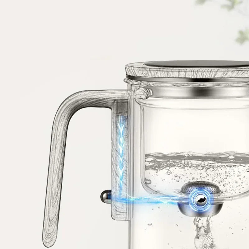 Auréa Glas Teekanne – Luxuriöser Teefilter mit Holzgriff | Brehn