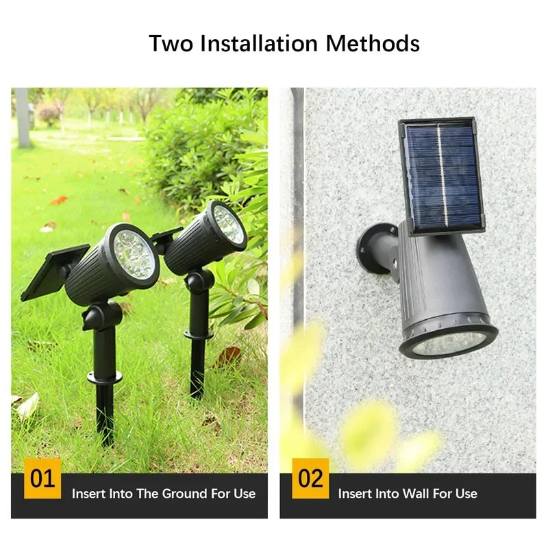 Solar LED Gartenstrahler Außen | Brehn