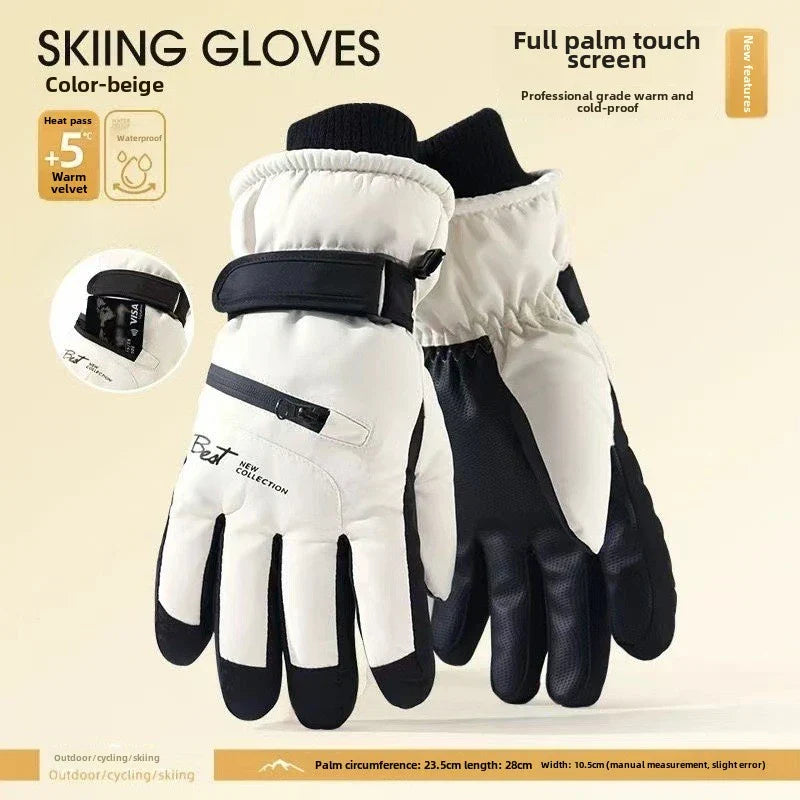 Brehn | GlacioShield Pro Gloves | Waterproof Winter Gloves | Touchscreen & Non-Slip | Warm Fleece Lining for Skiing, Cycling & Outdoor