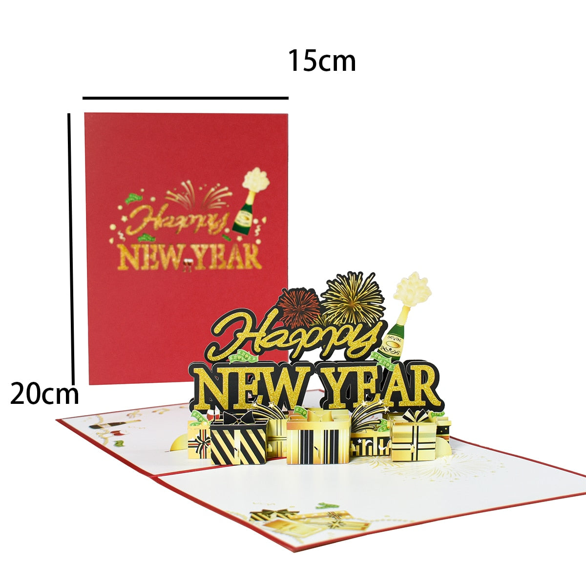 Brehn | 3D Pop-Up Fröhliche Weihnachtsgeschenkkarten