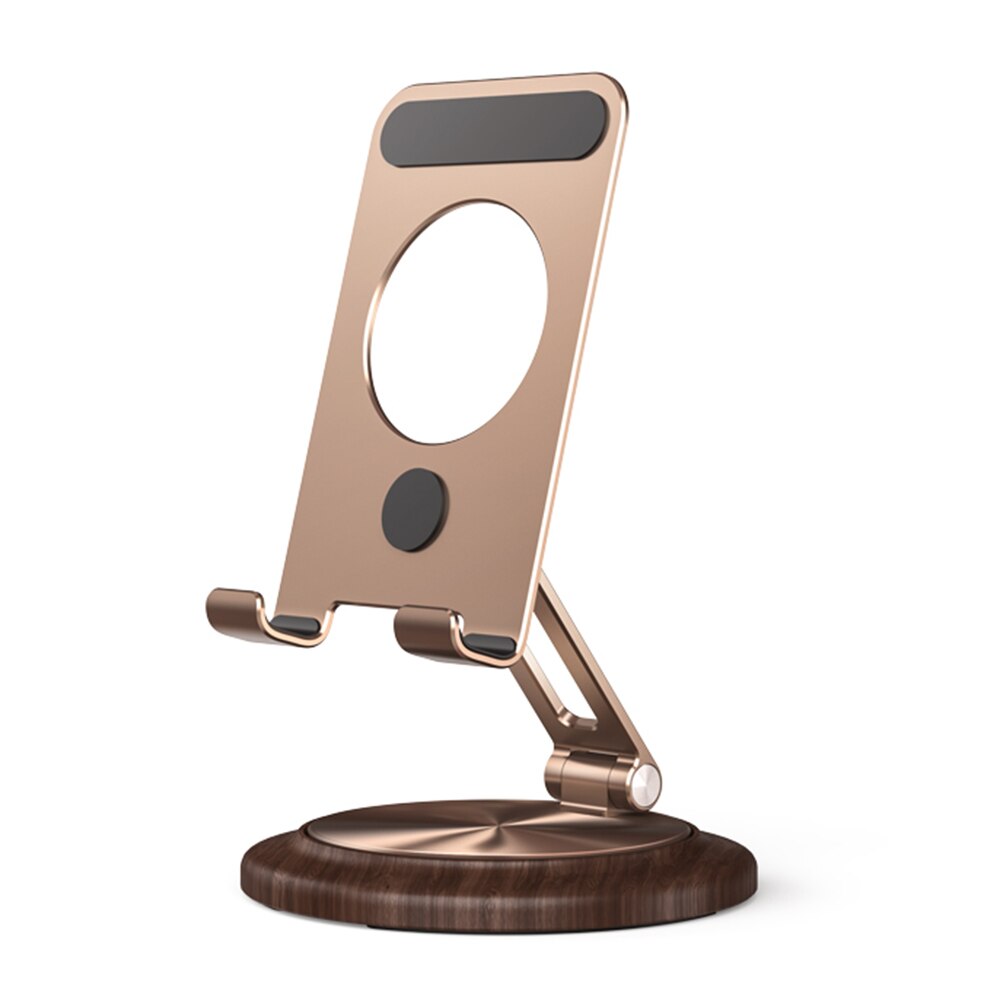 Brehn | 360 Rotierbarer Holzkippbarer Universeller Handyhalter