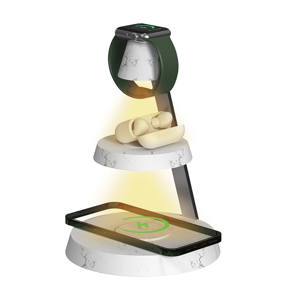 VIvolux | Desktop Powerhouse Multi-Geräte Wireless Charger Stand