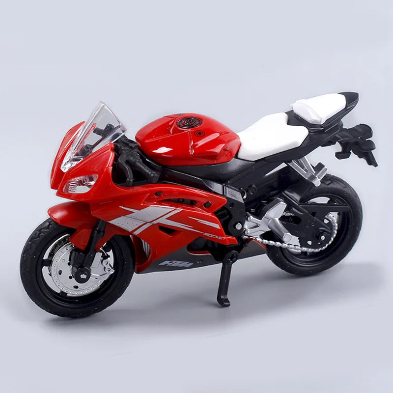 Brehn | 1:18 Maßstab Yamaha R6 Legierungsroller Sportbike Figuren Diecasts Kinder Spielzeug Motorrad Rennmodell Nachbildungen Sammlergeschenk für Jungen