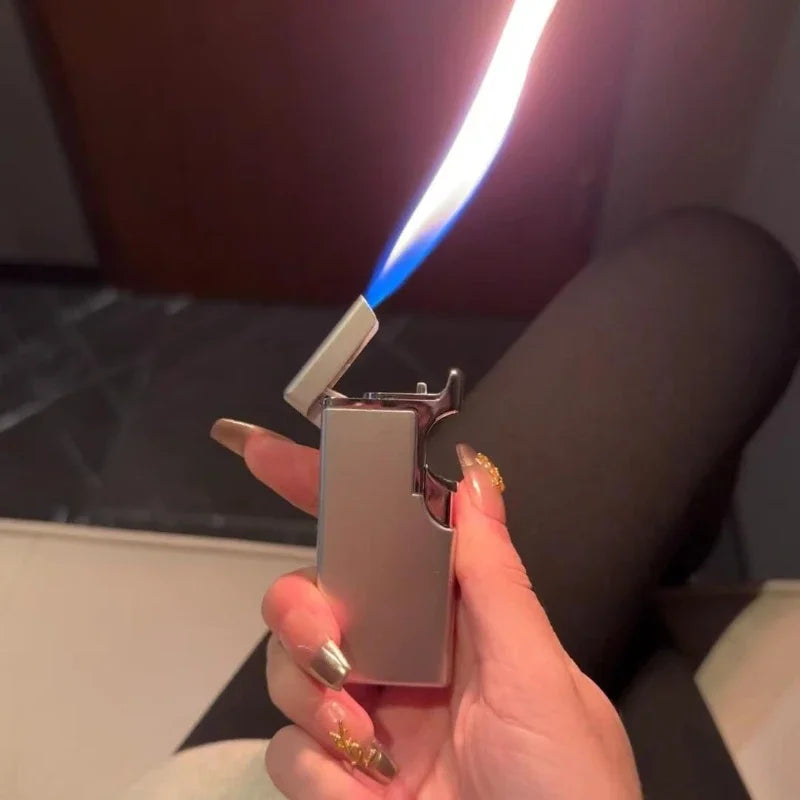 Metall Double Fire Jet Butan Feuerzeug | Brehn