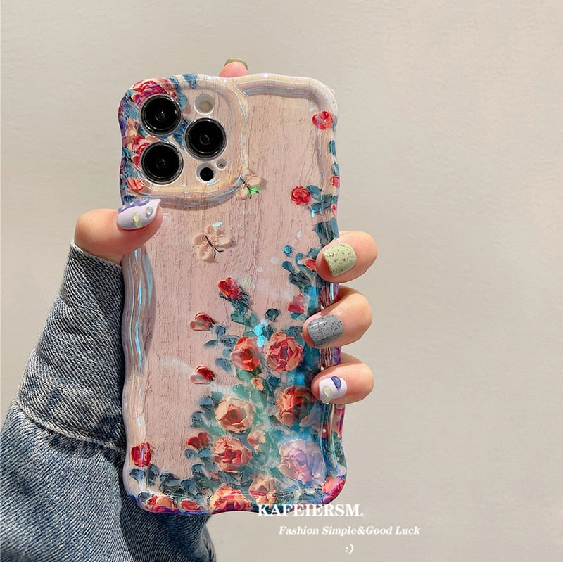 Brehn | Blossom Glow Floral Muster iPhone-Hülle