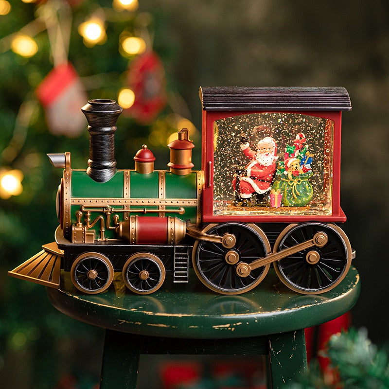 Brehn | Weihnachtsmann Weihnachtszug Spieluhr