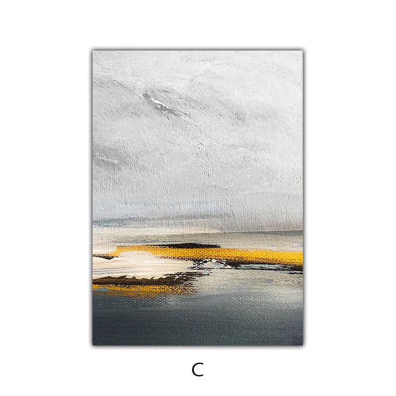 Sonnenuntergang See Landschaft Abstract Wandkunst Fine Art Leinwanddrucke Bilder für modernes Apartment Wohnzimmer Home Office Kunst Dekor | Brehn