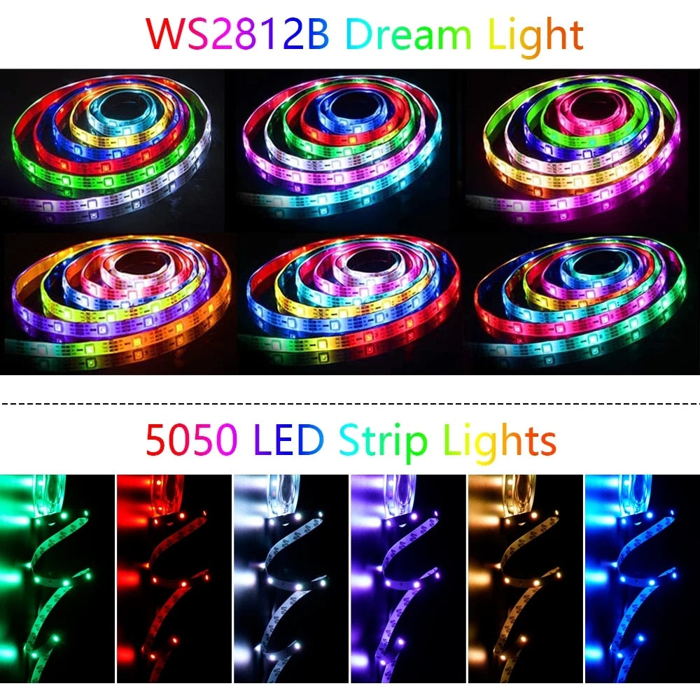 Brehn | 1M-20M RGB LED-Lichtband 5V LED