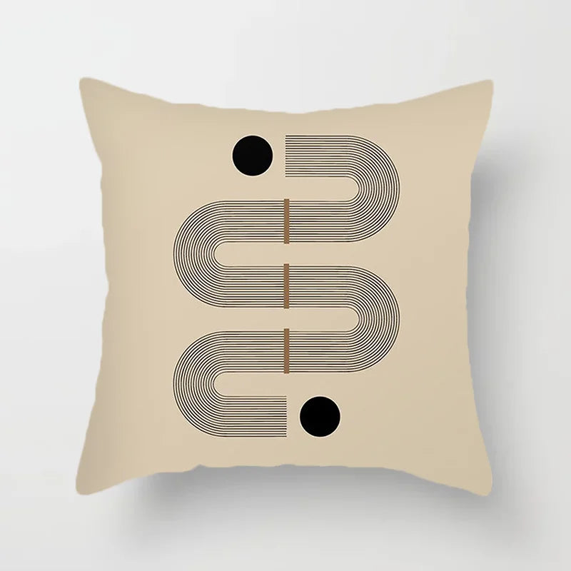 Moderne Kunst Abstraktes Muster Dekokissenbezüge Kreative Linien Sofa Stuhl Kissenhüllen Dekokissen Fall Home Office Dekor | Brehn