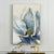 Big Blue Petal Florale Wandkunst Fine Art Leinwanddrucke Moderne Botanische Abstrakte Bilder Für Wohnzimmer Schlafzimmer Esszimmer Kunstdekor | Brehn