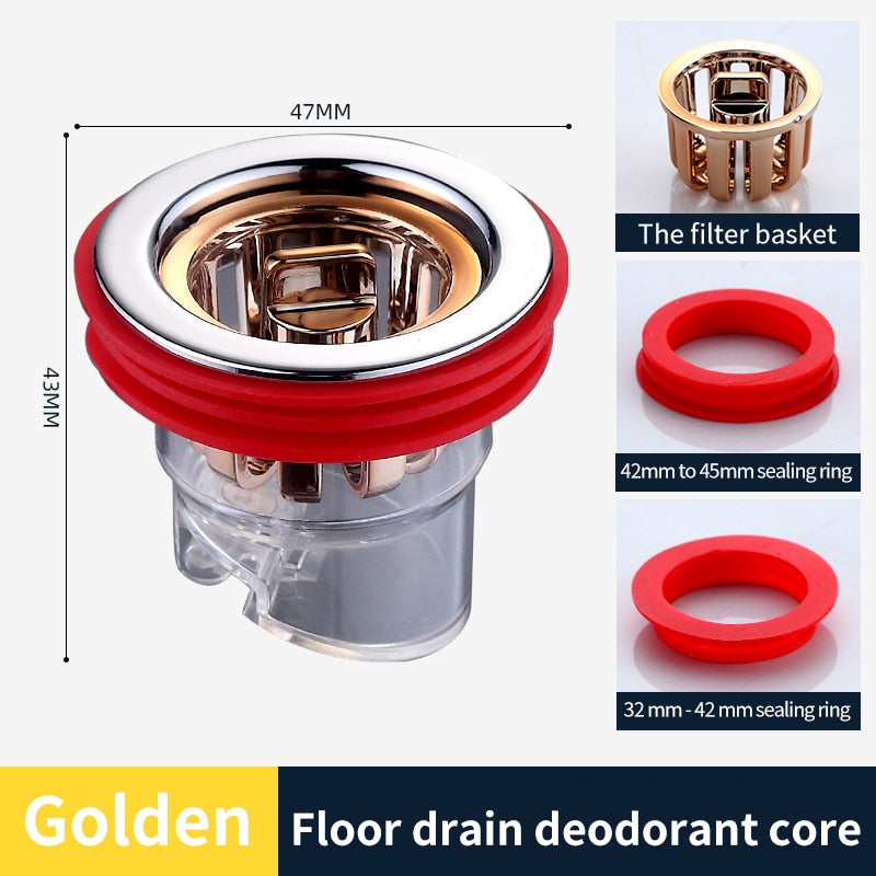 Sicheres Badezimmer Universelles Anti-Geruch Abflussfilter-Pfropfen | Brehn