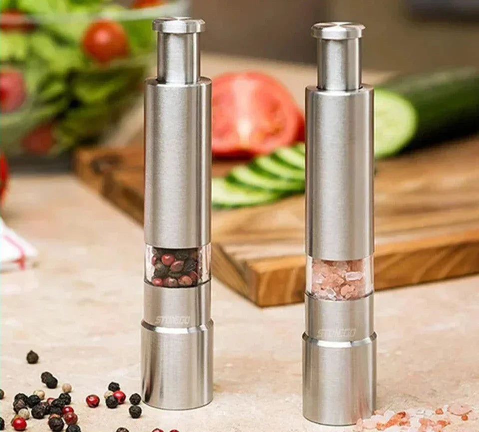 Brehn | Stilvoller Pfeffer- und Salzmühle mit manuellem Mechanismus