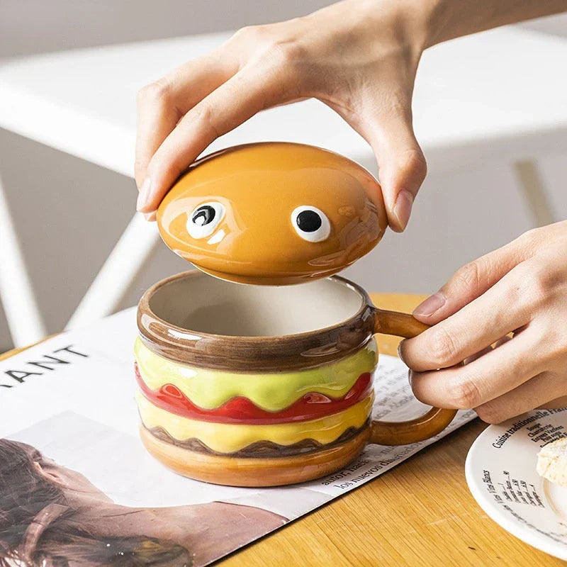 Lecker Hamburger-förmige Keramiktasse
