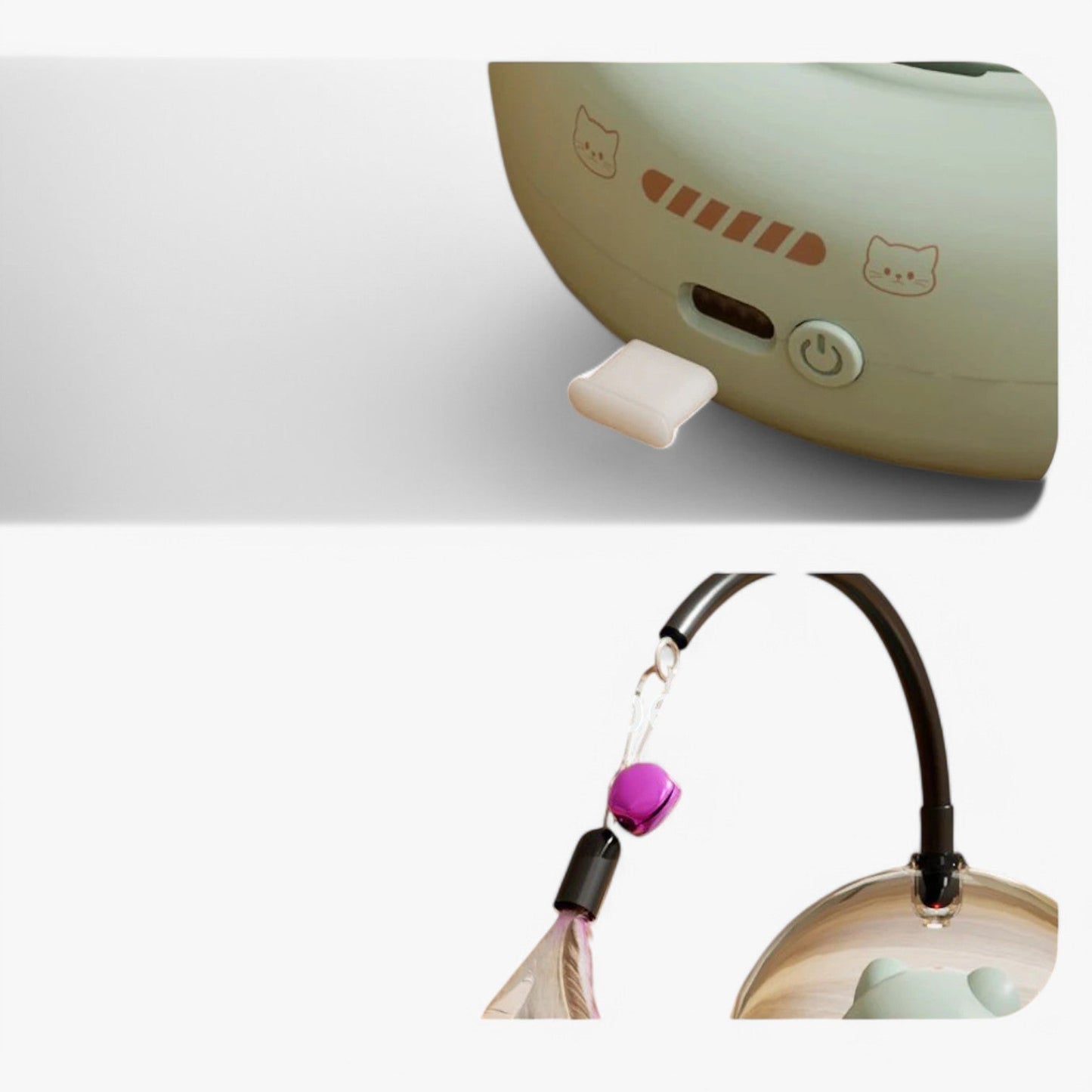 Smart Cat Laser "Jagdlicht" mit Regenbogenfunktion und USB-Ladefunktion | Brehn