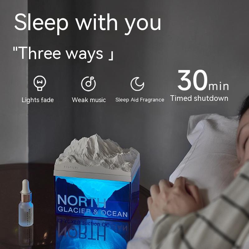 VIvolux | Iceberg Aromatherapie Bluetooth Lautsprecher Nachtlampe