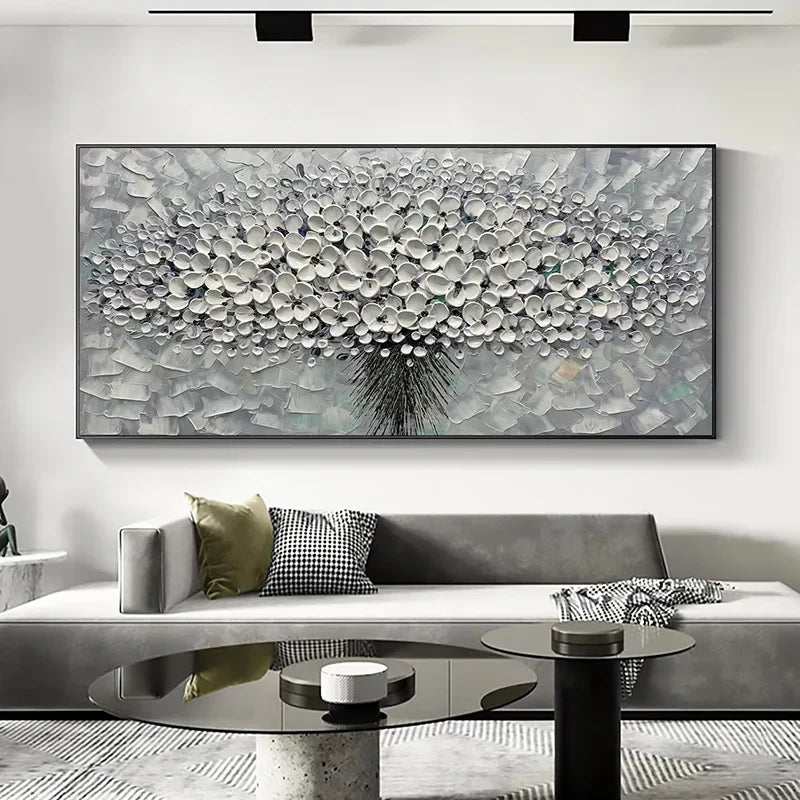 Moderne abstrakte Blumenbaum Wandkunst Fine Art Leinwanddrucke Große Größen Bilder Für Wohnzimmer Schlafzimmer Home Office Kunstdekoration | Brehn