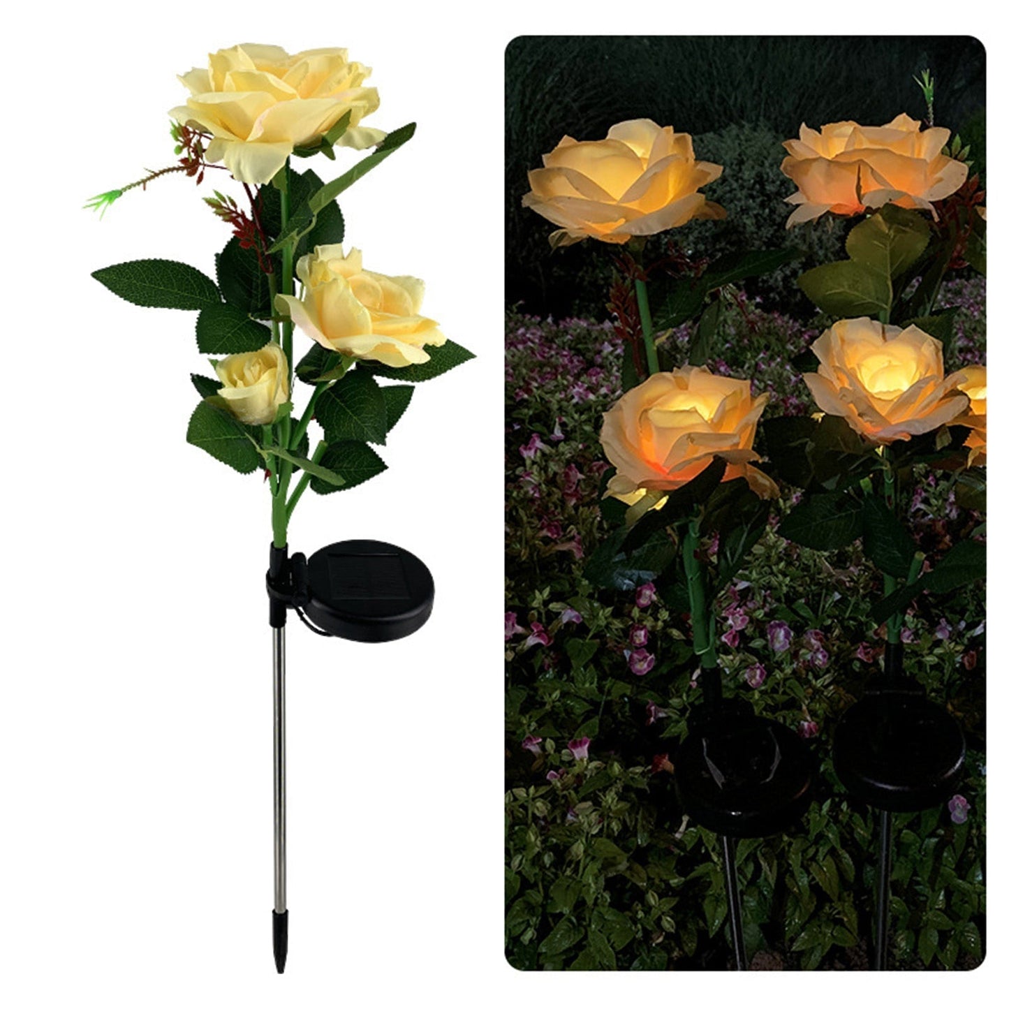 LED Solar Rose Decorative Light | Brehn