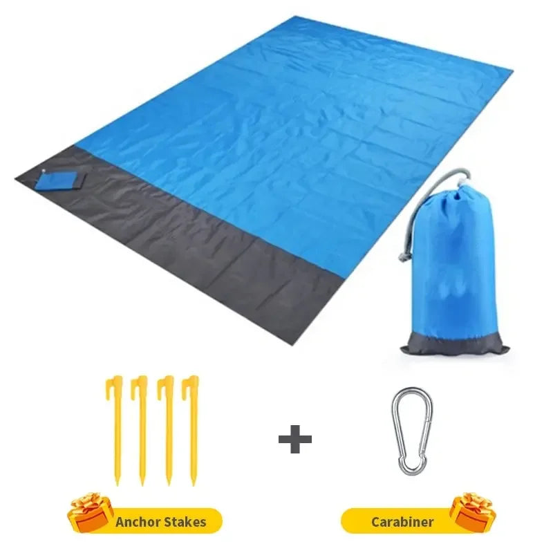 Brehn | Stranddecke AeroLoom | XXL 210x200 cm | Wasserdicht & Sandfrei | Ultraleicht & Tragbar