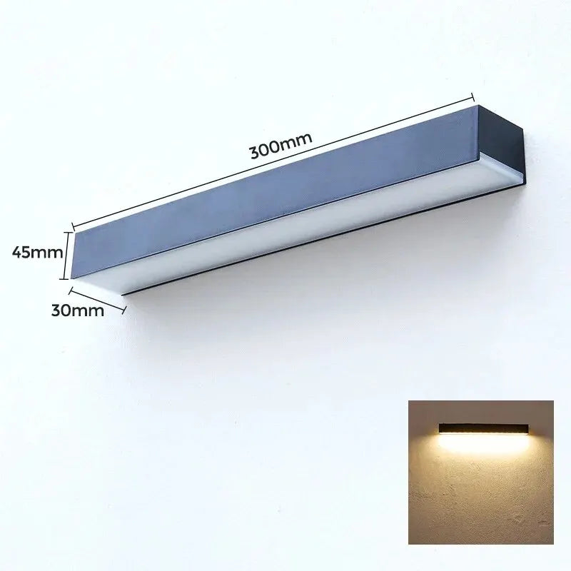 Brehn | Solar Wandleuchte Solavella | 16 LEDs | Superhell & Wasserdicht | Für Garten, Balkon & Hauswand | Warm- & Kaltweiß