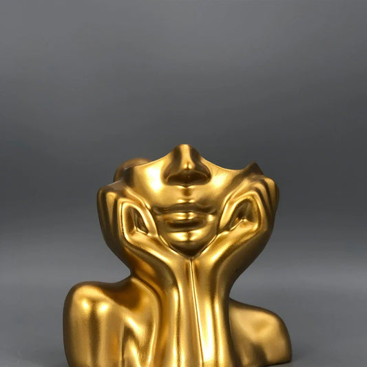 Fröhliche GlücksBrehnumentopfs Skulptur | Brehn